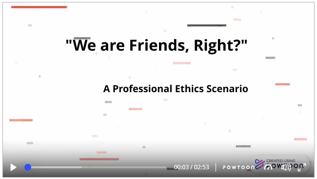 Professional Ethics Animation